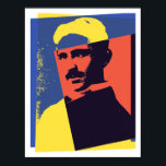 Tesla Pop Art Poster<br><div class="desc">Portrait von Nicola Tesla POP</div>