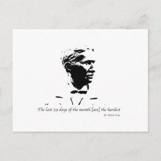 Tesla Postkarte
