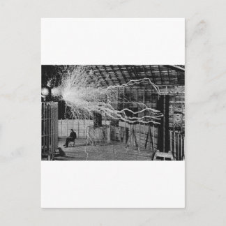 Tesla Postkarte