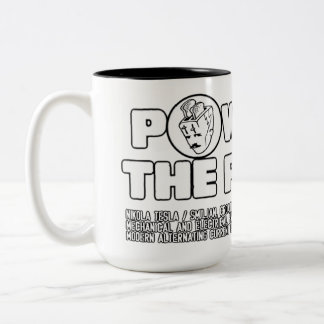 Tesla Power-Tasse Zweifarbige Tasse