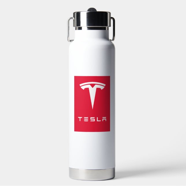 ⚡ Tesla Sipper Trinkflasche (Vorderseite)
