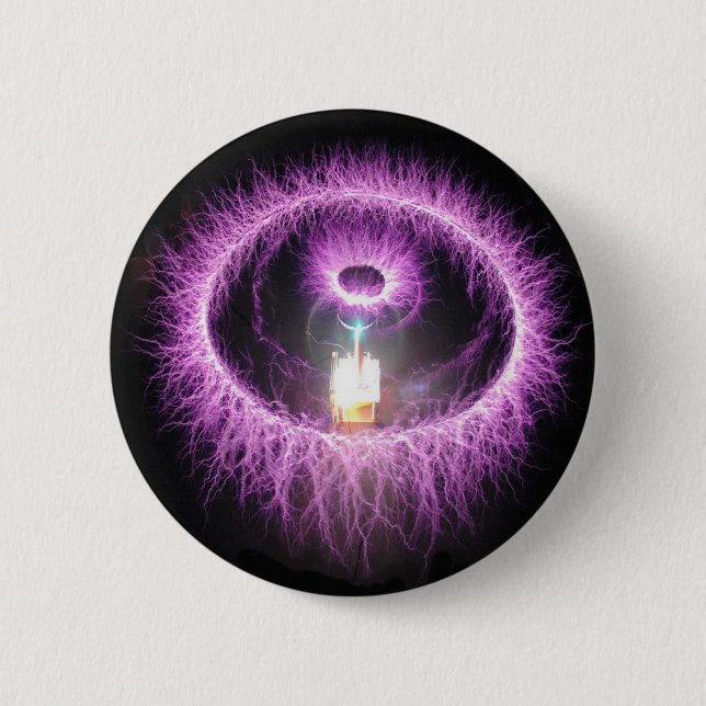 Tesla Spule Button (Vorderseite)
