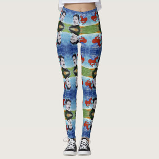 Tesla weiß leggings