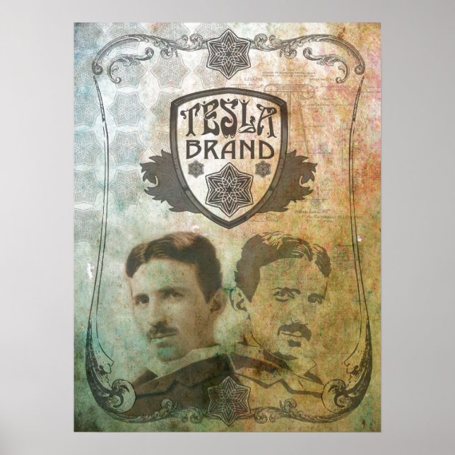 TeslaBrand Poster (Vorne)