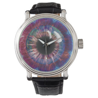 Teslas Fraktal Art Custom Watch Armbanduhr