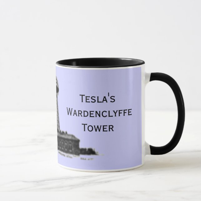 Teslas Wardenclyffe Turm-Tasse Tasse (Rechts)