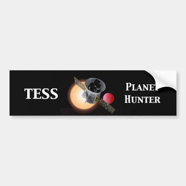 TESS Planet Hunter Spacecraft Autoaufkleber (Vorne)