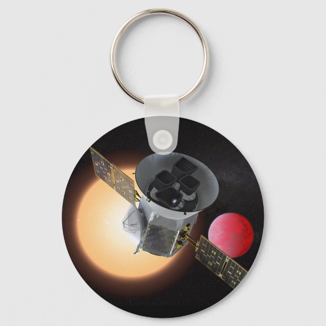 TESS Planet Hunter Spacecraft Schlüsselanhänger (Vorderseite)