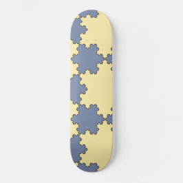 Tessellated Koch Snowflakes (Fraktal Muster) Skateboard