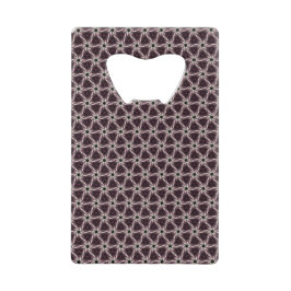 Tessellated Quilt Bottle Opener Geldbeutel Flaschenöffner