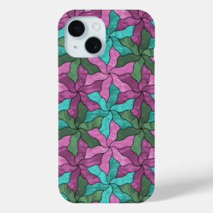 Tessellierte Blume aus Hartglas Case-Mate iPhone Hülle