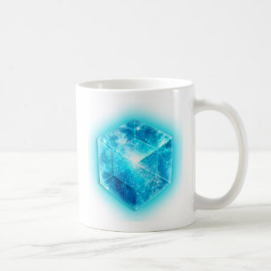 Tesseract, 4D Hypercube, Hyperwürfel Kaffeetasse