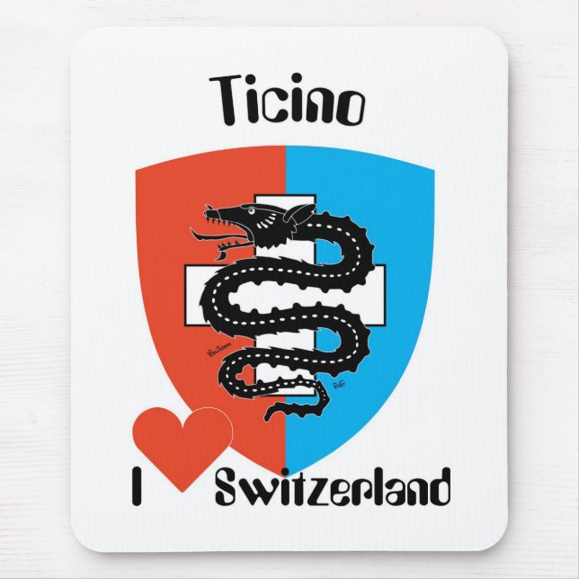 Tessin Svizzera / Tessin Schweiz Mousepad (Vorne)