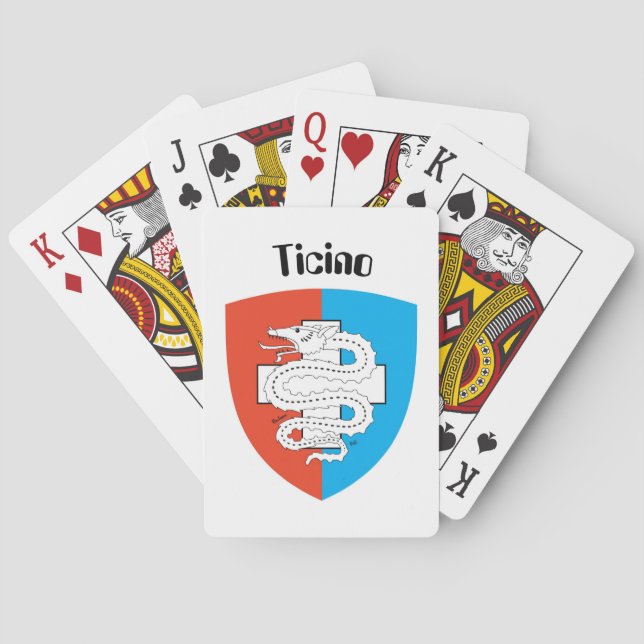 Tessin Svizzera / Tessin Spielkarten (Rückseite)