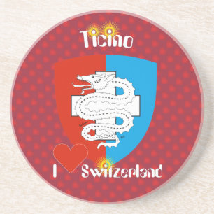 Tessin - Tessin - Schweiz - Svizzera Bierteller Getränkeuntersetzer