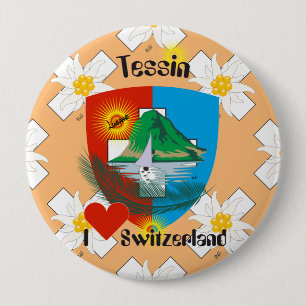 Tessin - Tessin - Schweiz - Svizzera Schaltfläche Button