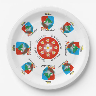 Tessin - Ticino - Schweiz - Svizzera Papierteller
