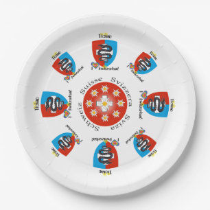 Tessin - Ticino - Schweiz - Svizzera Papierteller