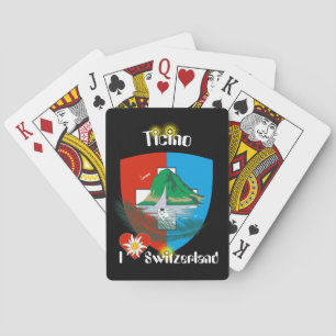 Tessin - Ticino - Schweiz - Svizzera Spielkarten