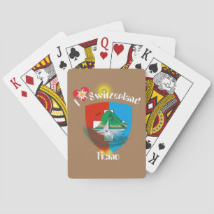 Tessin - Ticino - Schweiz - Svizzera Spielkarten