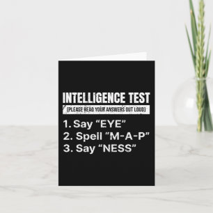Test Augapkarte Funny Adult Vater Joke Vatertag Karte