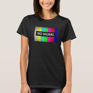 Test-Bildschirm TV 1: Kein Signal Retro Nerd T-Shirt