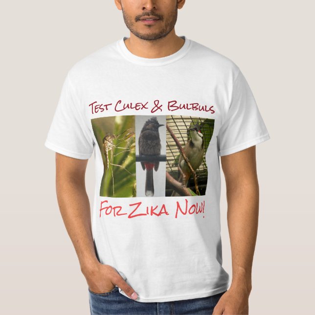 Test Culex & Bulbuls Shirt von RoseWrites (Vorderseite)