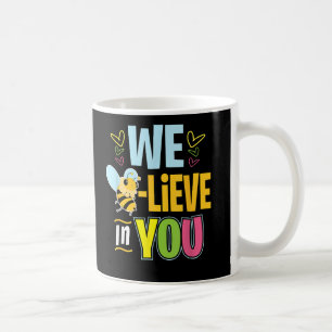 Test Day Bee Testing for Women Teachers Kaffeetasse