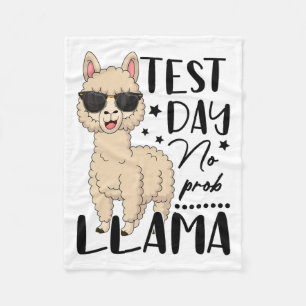 Test Day No Prob Llama Lehrer Student Test D Fleecedecke