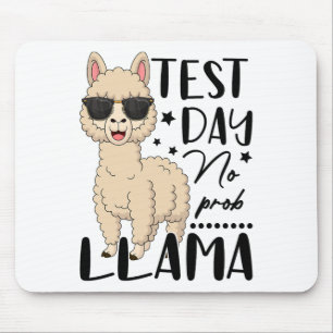 Test Day No Prob Llama Lehrer Student Test D Mousepad
