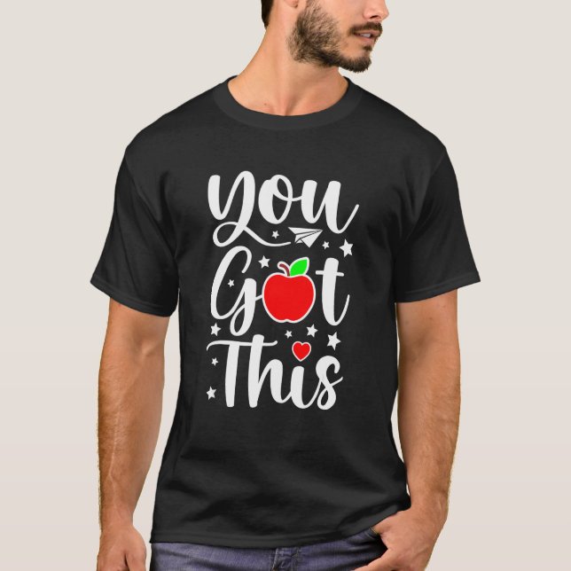 Test Day Rock The Test Don't Stress Testing 3 T-Shirt (Vorderseite)