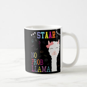 Test Day Squad No Prob-llama Llama Lehrer Student Kaffeetasse
