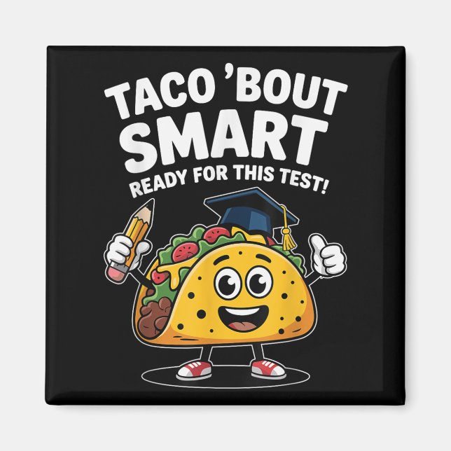 Test Day Teacher Shirt Motivational Testing Day Ta Magnet (Vorne)