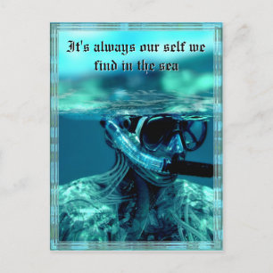 Test de l'eau Carte postale personnalisable