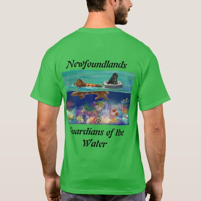 Test d'eau brun nouveau T-shirt 2024 (Dos)