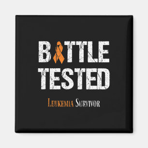 Test der Bänder Leukemia Awareness Battle Magnet