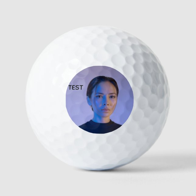 test golfball (Vorderseite)