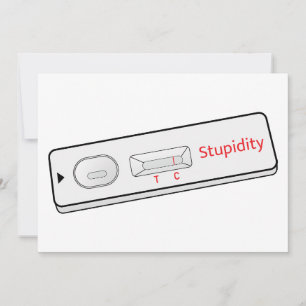 Test Kit Stupidity Covid 19 Corona Virus Einladung