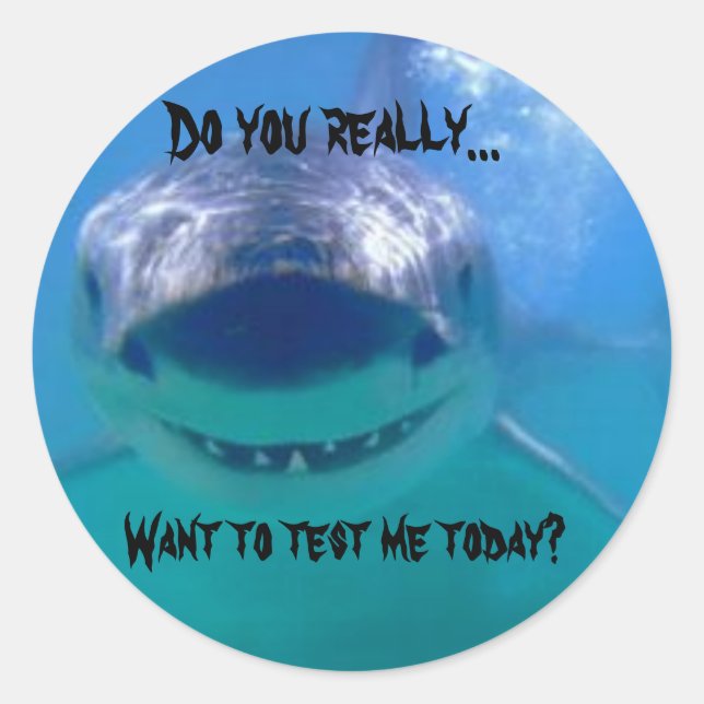 Test Runder Aufkleber (Vorderseite)