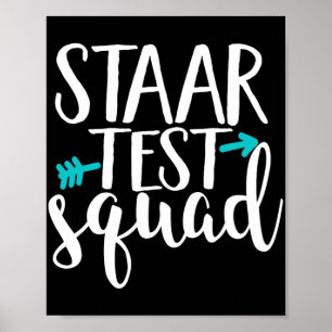 Test Squad Elementarlehrer Testtag Poster