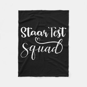 Test Squad Funny Teacher Student Testtag Fleecedecke