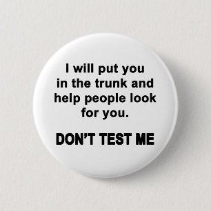 Teste mich nicht button