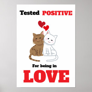 TESTÉ POSITIF POUR ÊTRE EN AMOUR Poster