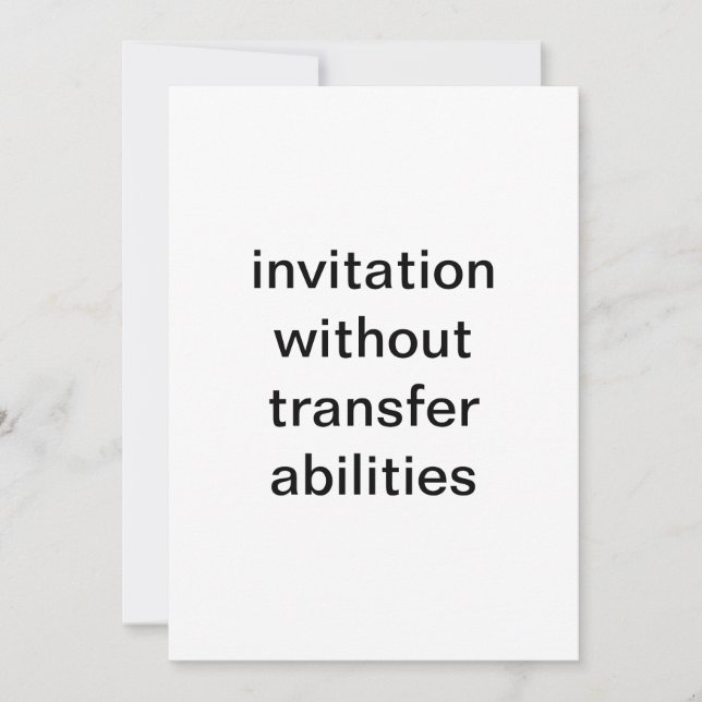 Testeinladung Einladung (Vorderseite)