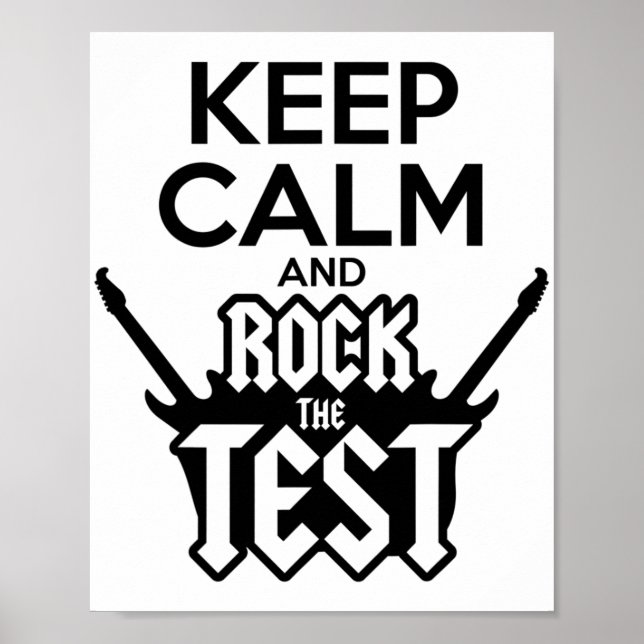 Testen der Ideenschule für den Testlehrer Poster (Vorne)