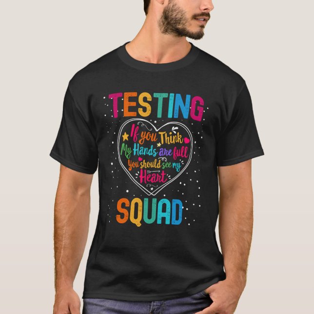 Testen der Woche für die Rekrutierung von Squad zu T-Shirt (Vorderseite)
