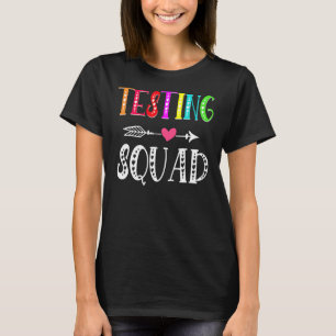 Testen des Abschluss-Lehrers für die Kostümprobe T-Shirt