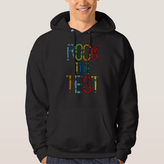 Testen des Testlehrers am Testtag Hoodie (Vorderseite)