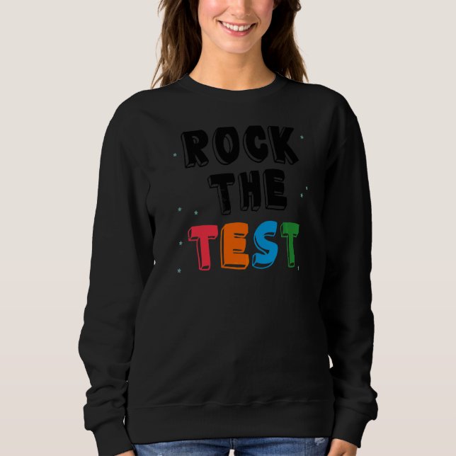 Testen des Testlehrers am Testtag Sweatshirt (Vorderseite)