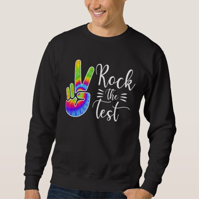 Testen des Testlehrers am Testtag Sweatshirt (Vorderseite)